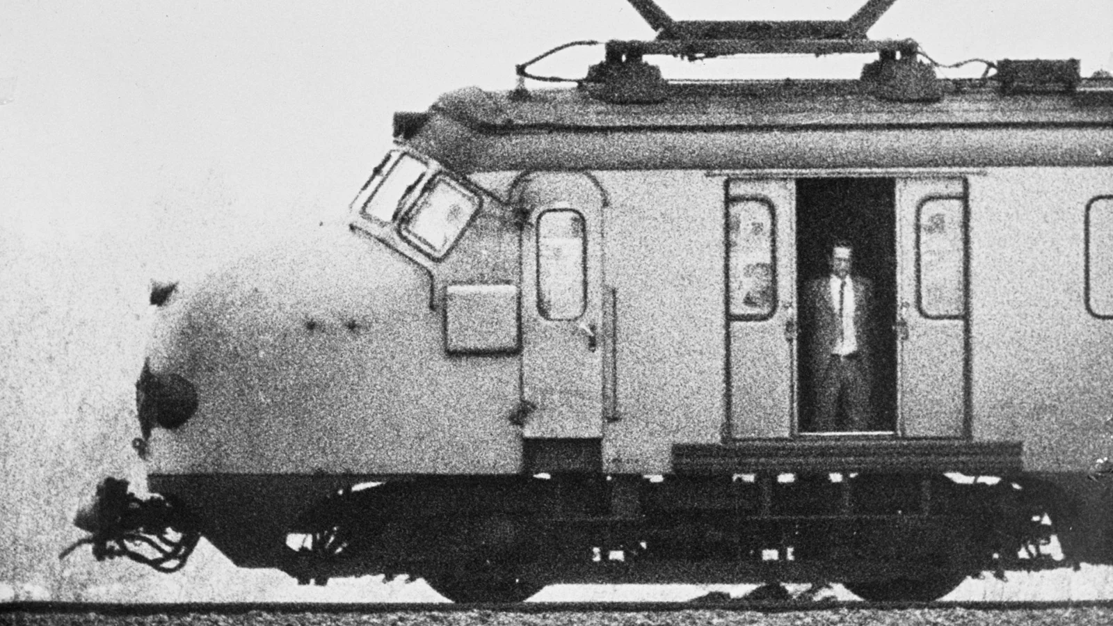 A hostage is about to be executed on a train hijacked by a group of South Moluccans, who sought recognition of an independent state for their people in Indonesia.